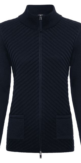 0-2.png Olsen Eva Fit Cardigan - Navy