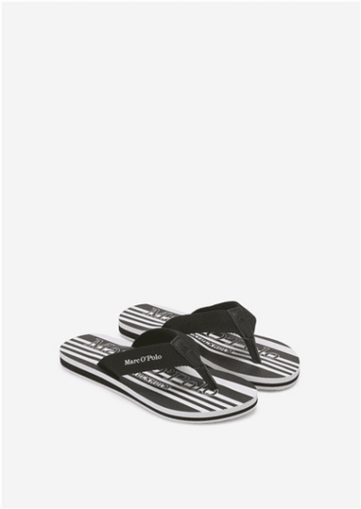 Marc-OPolo-Thong-Beach-Sandal-With-A-Striped-Pattern-–-Black.png Marc O’Polo Thong Beach Sandal With A Striped Pattern - Black